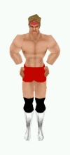 Billy Gunn with the Wings on his shorts and head by LouBoa